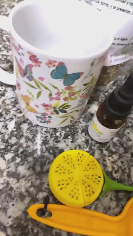 Infusión de Té verde con semillas de cáñamo